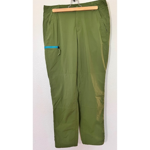 Rei Co-Op Pants - REI Co-op Hiking Pants Womens Size 12 Green Lightweight Outdoor Trail Pants